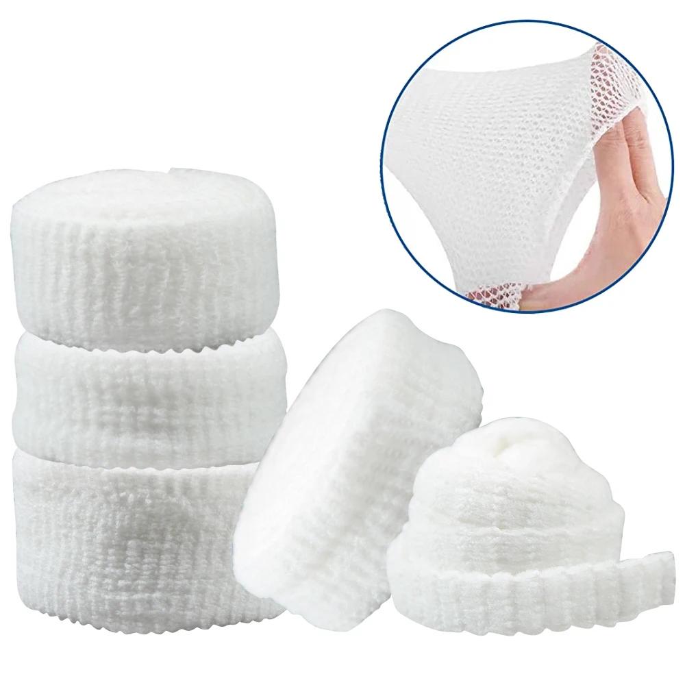 1 rouleau de pansement tubulaire en filet, maille élastique, pansement pour plaies, gaze respirante,