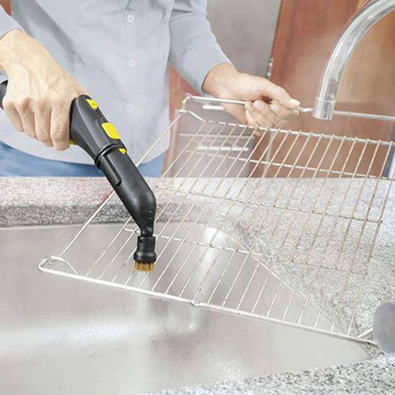 Tête de brosse pour nettoyeur à vapeur Karcher, remplacement, accessoires, buse de fenêtre, brosse r