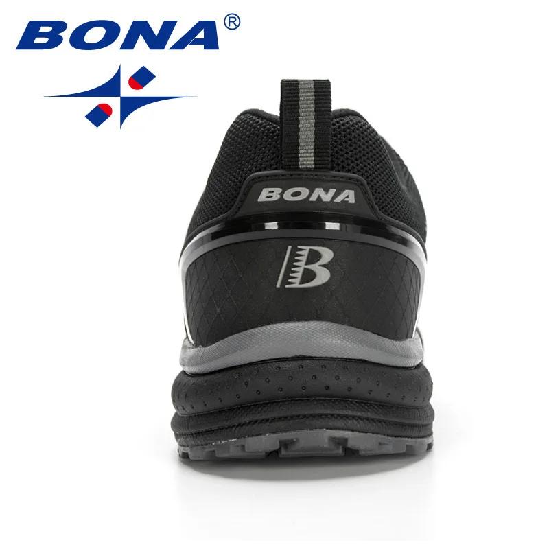 BONA-Baskets confortables à lacets pour hommes, chaussures de course, de marche et d'athlétisme, sty