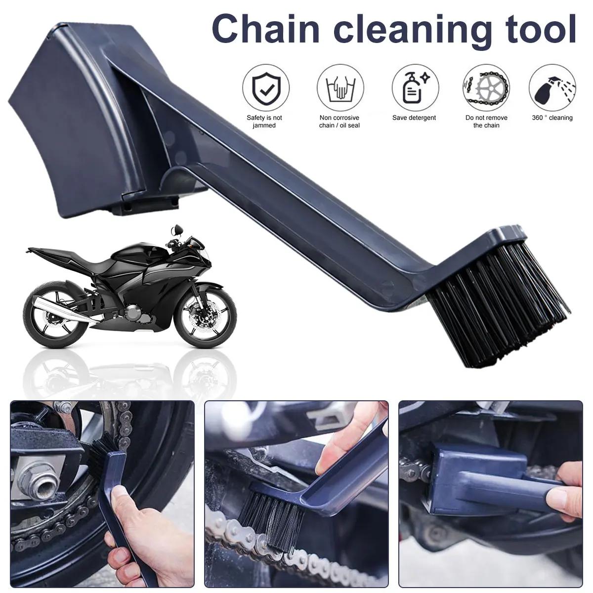 JOBooks-Brosse de Nettoyage d'Équipement de Moto, Nettoyeur d'Extérieur, Kit d'Outils de Nettoyage d