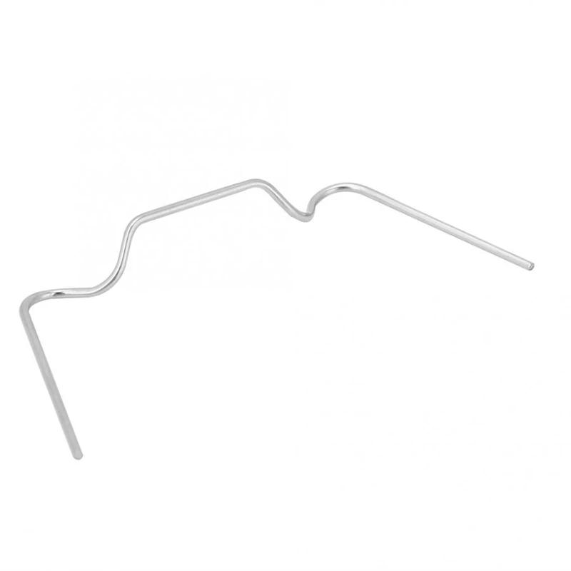 Serre en acier inoxydable avec pinces, fil à ressort, cadre en verre de vitrage, pince à fibre, 50 p