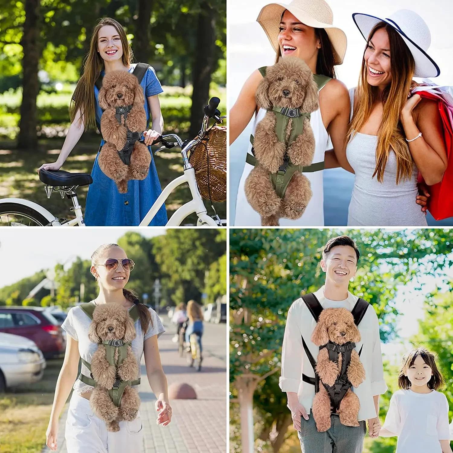 Sac à dos de transport pour animaux de compagnie, pour chats et chiens, sac de voyage avant pour ani
