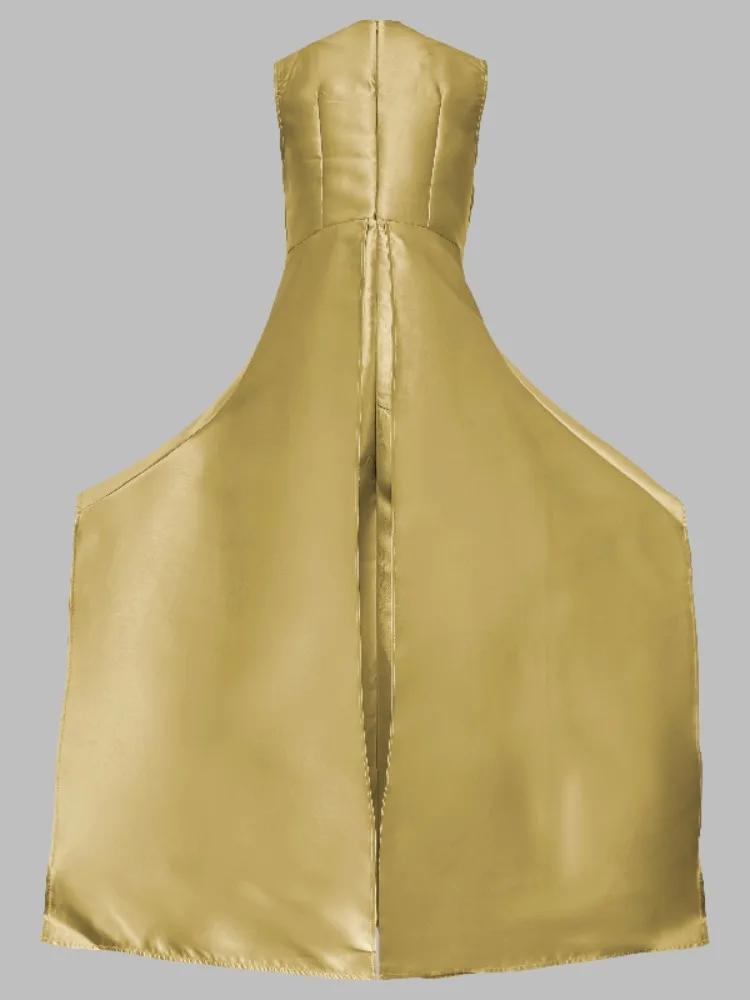 Missuoo 2025 nouvelle robe de soirée pour femmes combinaison col rond sans manches a-ligne pantalon