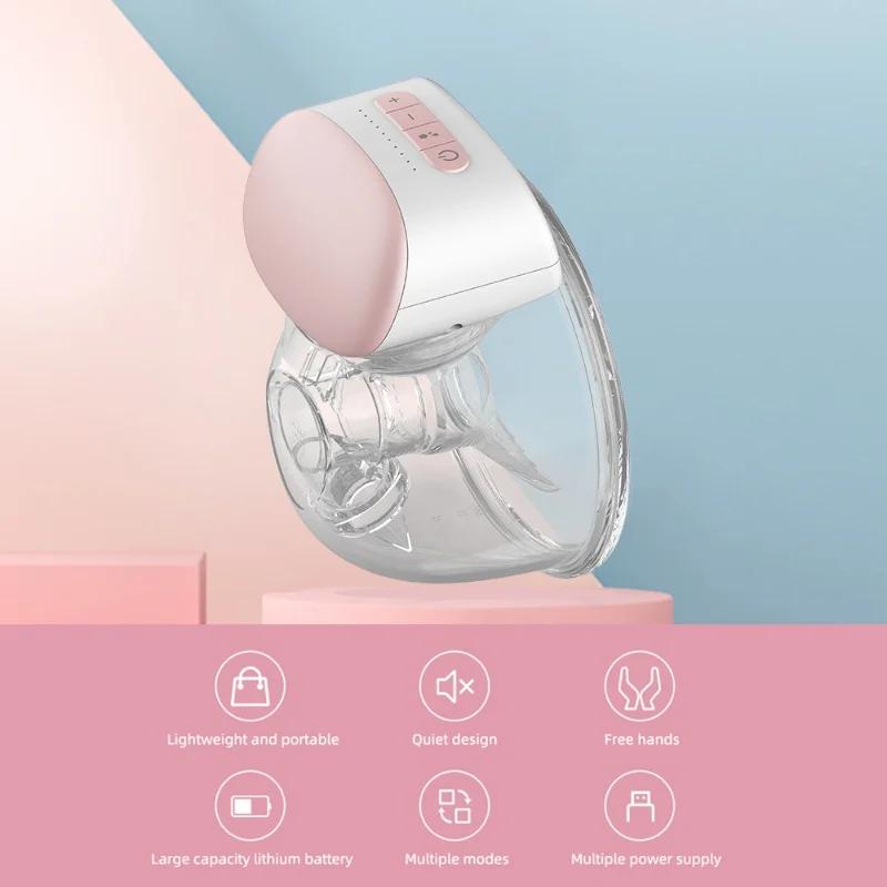 Bebebao P1 tire-lait Portable mains libres électrique unique Portable tasse de sein Portable 8oz/ 24