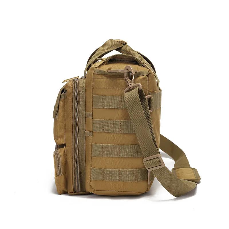 Sac à dos militaire tactique Molle en Nylon, sacoche à bandoulière pour ordinateur portable, porte-d