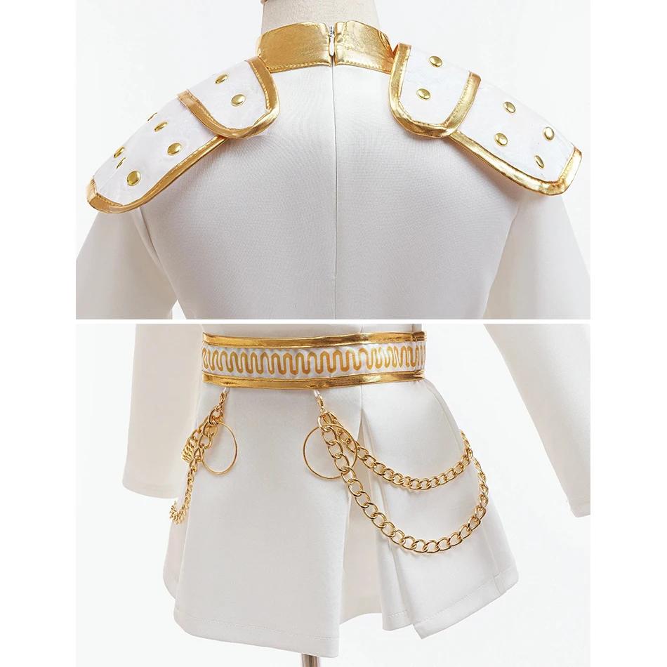 Costume de fête d'halloween de Style K-POP pour enfants, tenue de spectacle idole avec haut et jupe