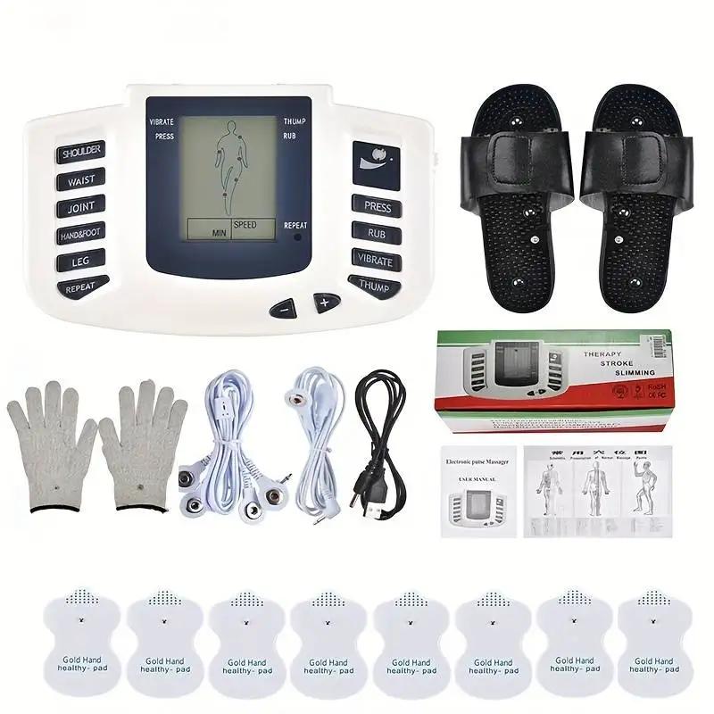 Électrostimulateur musculaire Tens pour tout le corps, thérapie d'acupuncture EMS, Massage, 16 couss