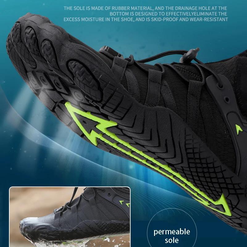 Chaussures aquatiques EOCENE à séchage rapide pour la natation, la plage, la marche, la randonnée, l