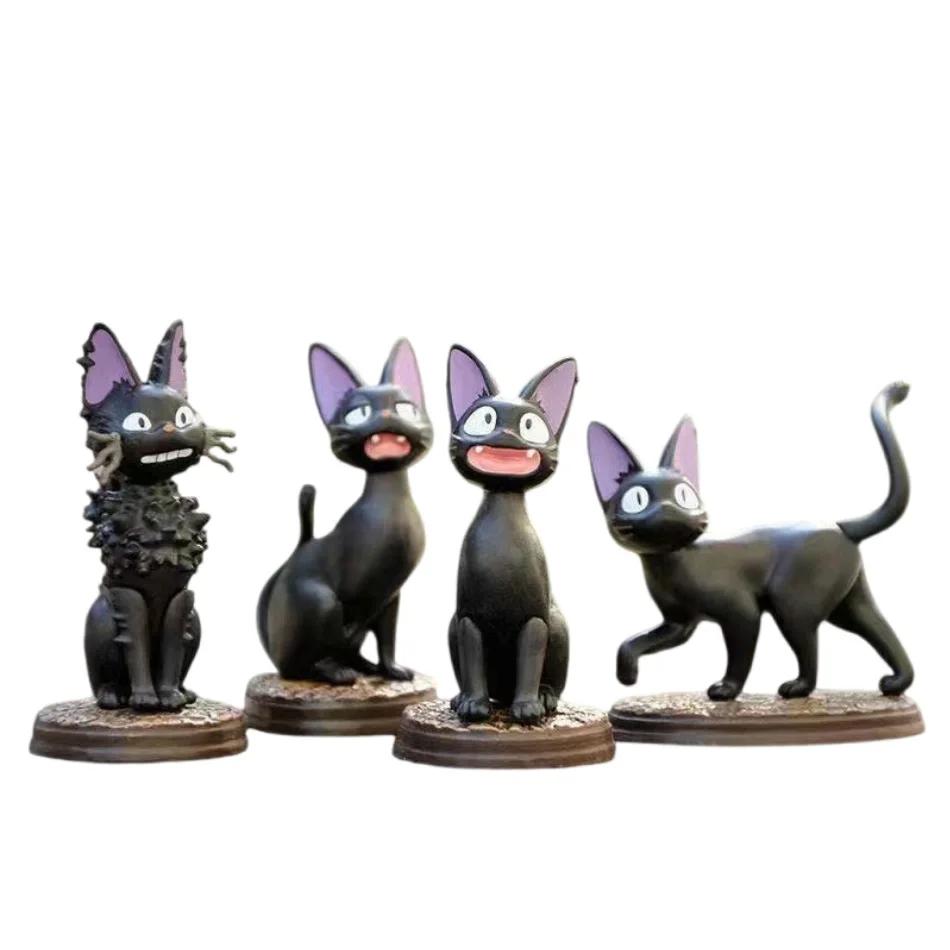 6 pièces/ensemble dessin animé chat noir Jiji Gigi Figure PVC Action jouet poupée modèle ensemble ch
