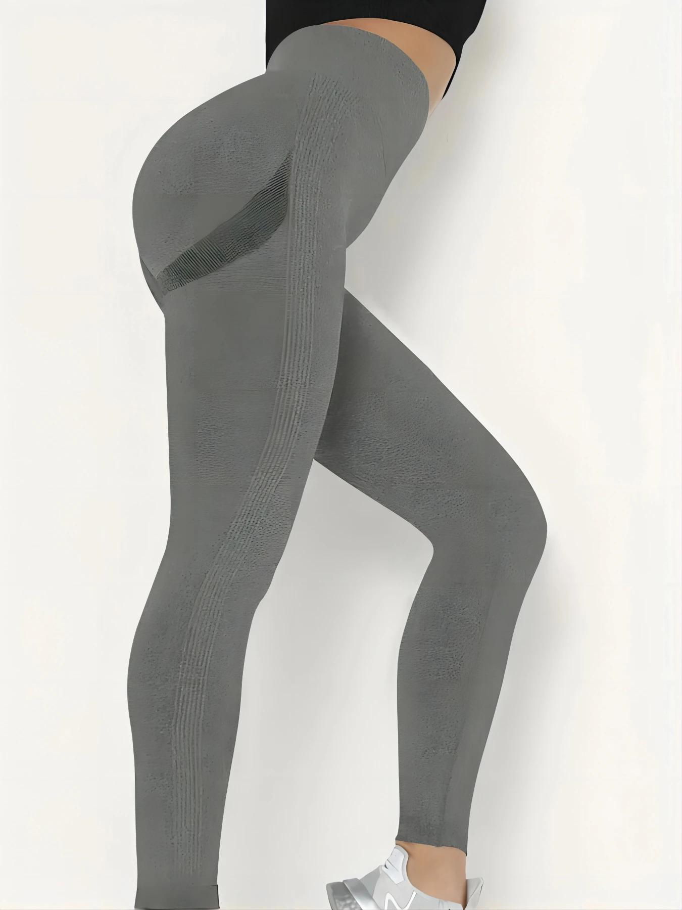 Pantalon de Yoga extensible pour femmes, taille haute, fesses pêche, Fitness