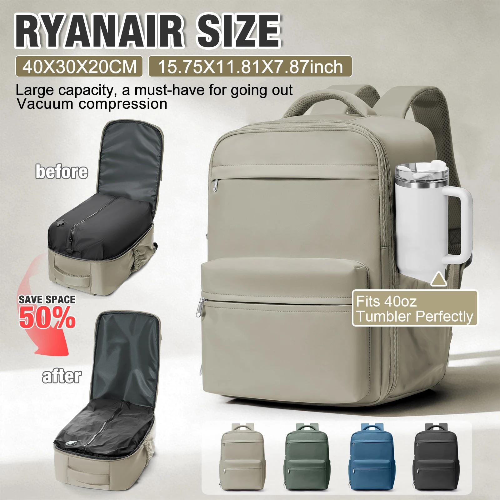 Sac à dos de compression sous vide, sac à dos Ryanair 40x30x20 pour avion, sac à main Wizzair, sacoc