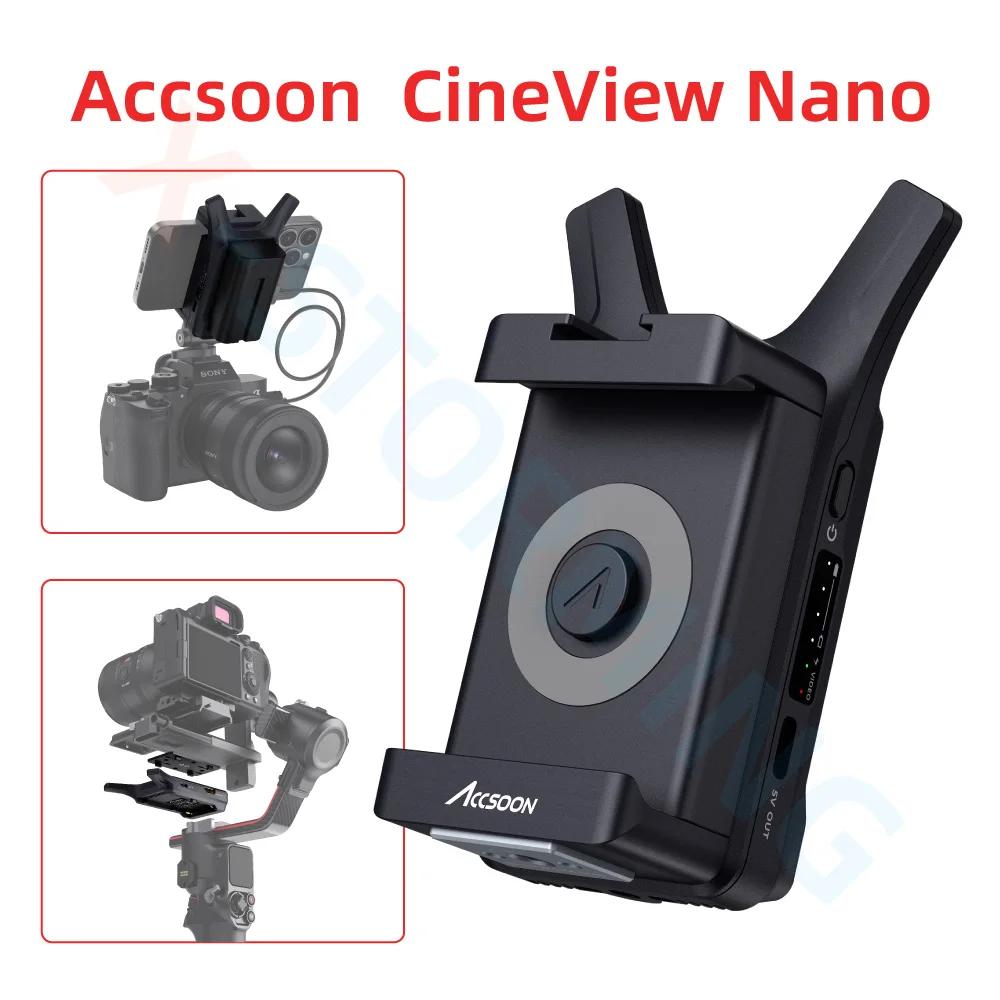 Émetteur vidéo sans fil Accsoon CineView Nano, système de transmission vidéo sans fil HDMI 5G pour D