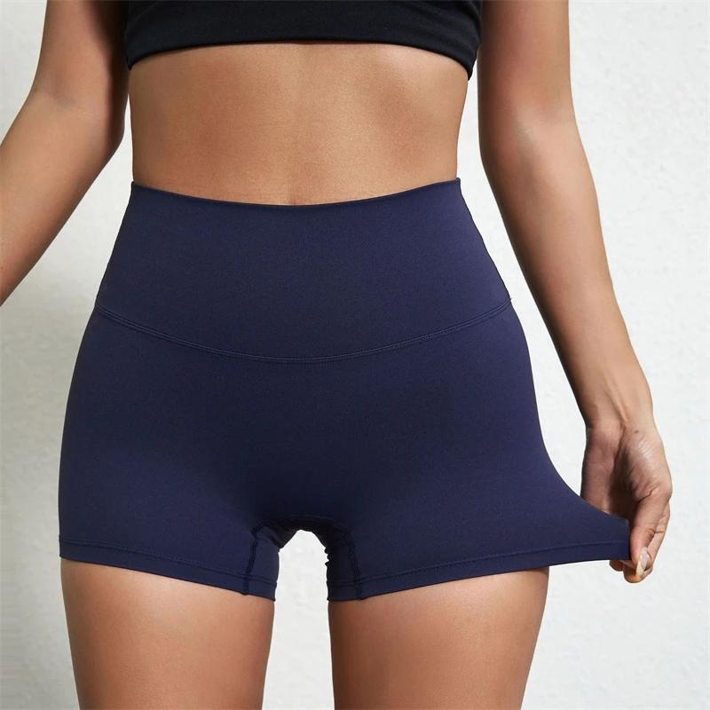 Short de yoga taille haute pour femmes leggings courts - Extensible confortable course cyclisme grande taille