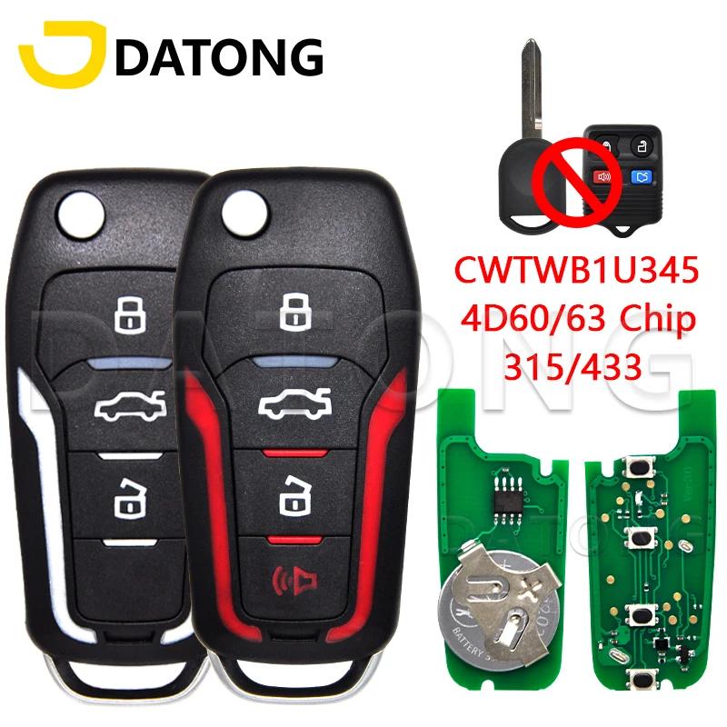 Datong World clé à distance de voiture adaptée pour Ford Focus Edge Explorer Escape Ranger Mustang F