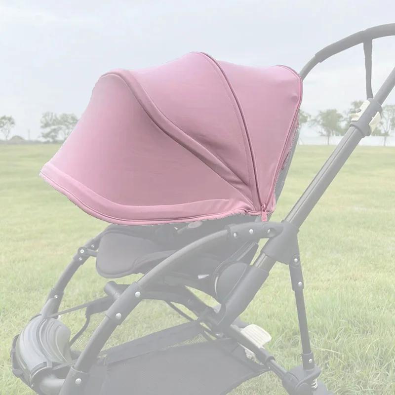 Auvent solaire pour Bugaboo Bee3 Bee5, pare-soleil pour poussette, Textile avec fenêtre en maille, t