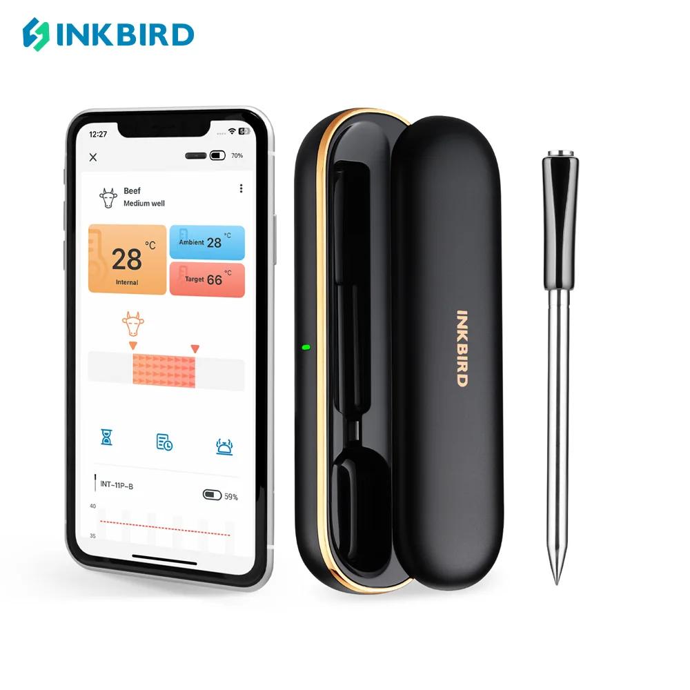 INKBIRD thermomètre à viande sans fil INT-11P-B thermomètre à viande Bluetooth sans fil pour griller