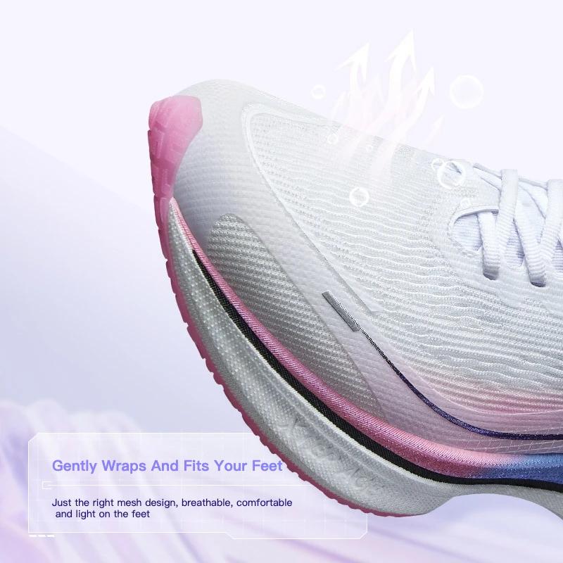 Xtep 360X-Chaussures de course professionnelles pour hommes, baskets légères en matériau ETPU, plaqu