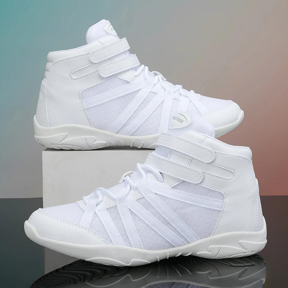 BAXINIER – chaussures montantes blanches pour filles, baskets de danse légères pour compétition de j