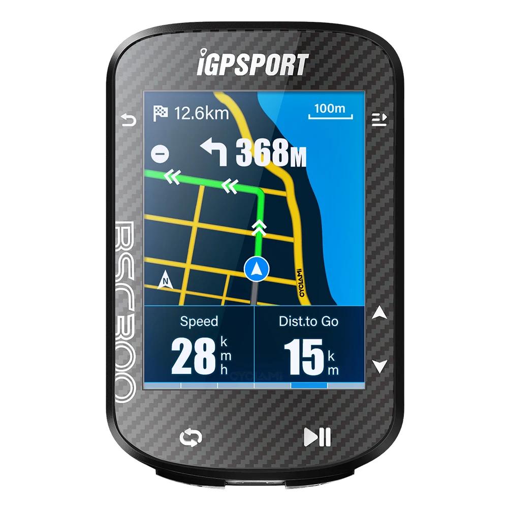 Ordinateur GPS vélo IGPSPORT BSC300 - Compteur vitesse sans fil cyclisme portugais