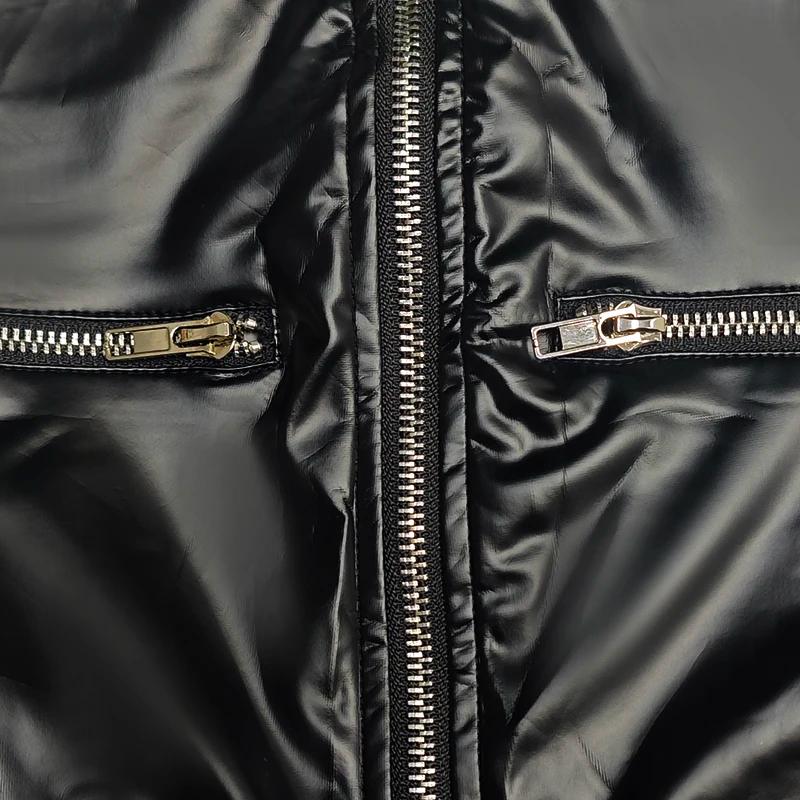 Krisnanas femmes PU cuir combinaisons femme vêtements élégant col à glissière Cool combinaison Leggi