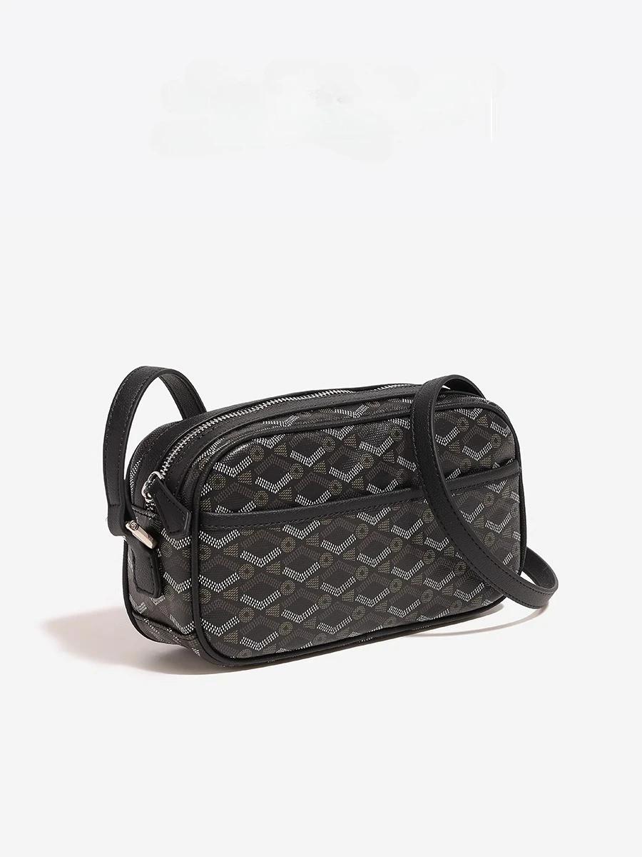 Luxury Designer Bags with Classic Letter Printing Vintage and Portable Dog Tooth Crossbody Waist Han