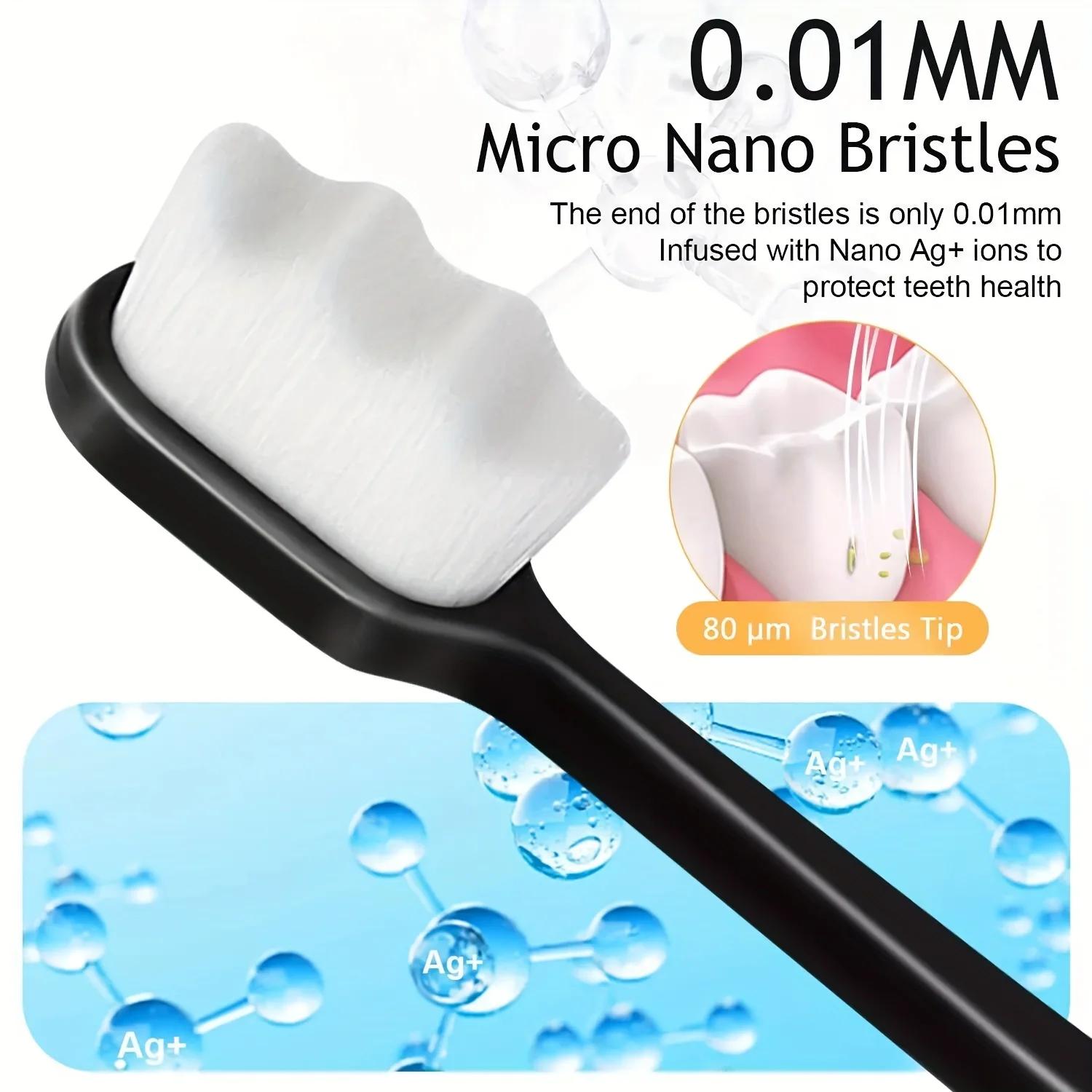 10 brosses à dents manuelles ultra douces à 20000 poils souples