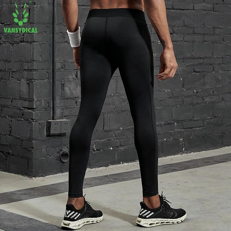 Pantalon compression homme avec bandes réfléchissantes - Collant running et basket pour entraînement