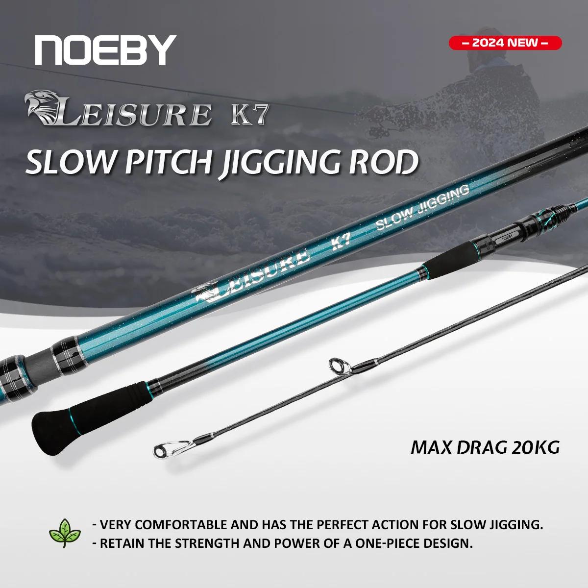 Noeby-canne à pêche Jigging à pas lent, 1.83M, 1.96m,20kg traînée Max M,ML 30-350g, poids leurre, co