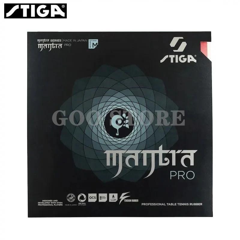 Éponge de ping-pong STIGA MANTRA PRO M/H XH - Caoutchouc japonais haute performance pour compétition
