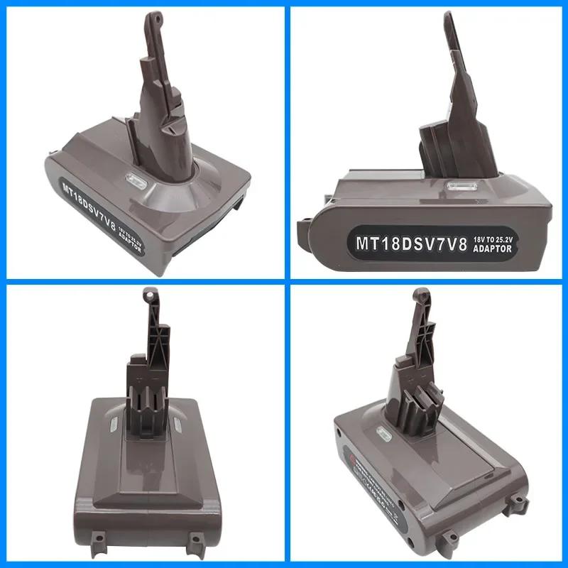 Adaptateur de batterie Li-ion MT18DSV7V8 ML18DSV7V8 DW18DSV7V8 BS18DSV7V8 pour Makita pour Milwaukee