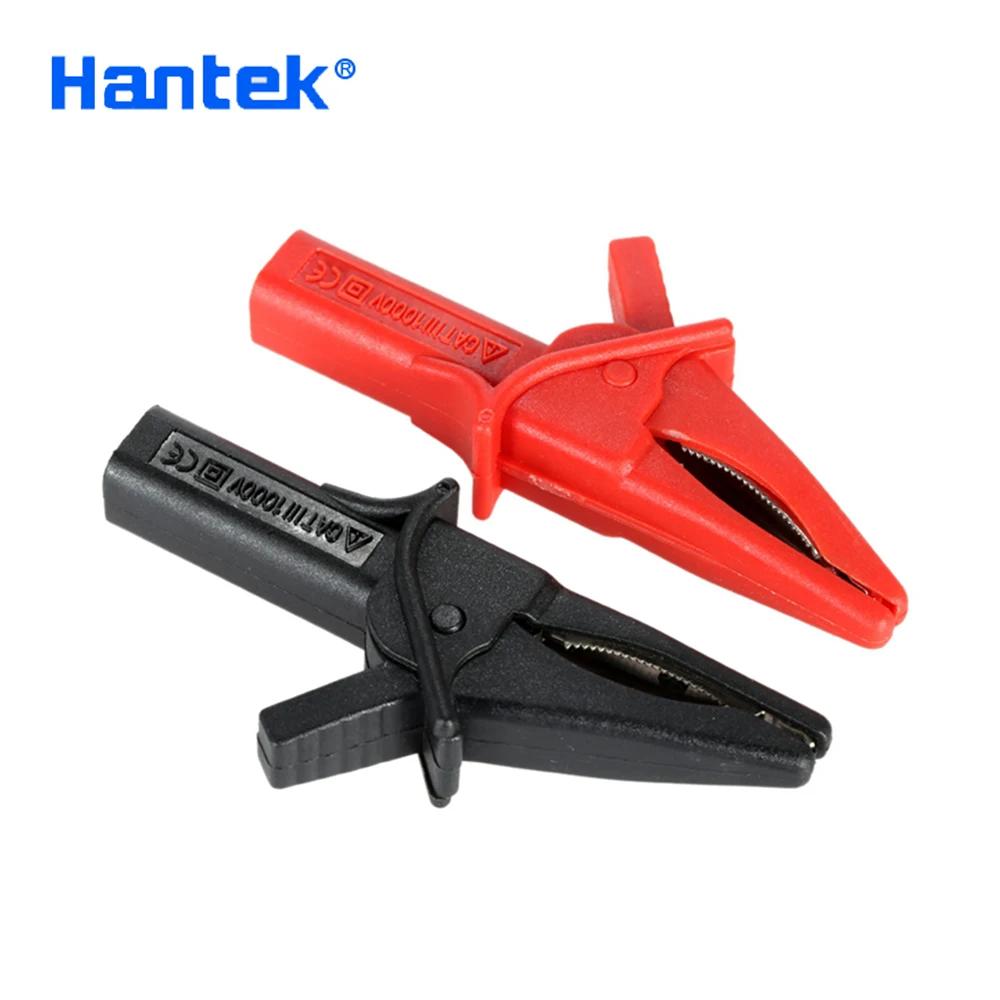 Hantek-Pince crocodile électrique DolDave HT18A, 4mm, pour oscilloscope numérique USB, accessoires d