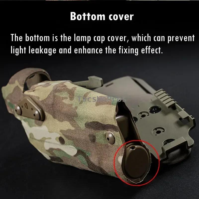 Étui de pistolet tactique pour Glock17 Gen4 G19, avec X300 X300U, léger, à dégagement rapide, pour j