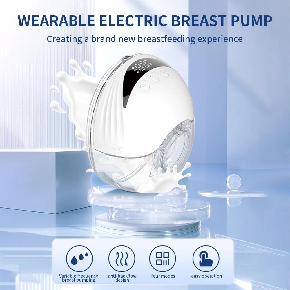 Tire-lait Portable 210ML, grande capacité, mains libres, électrique, Portable, sans BPA, avec affich