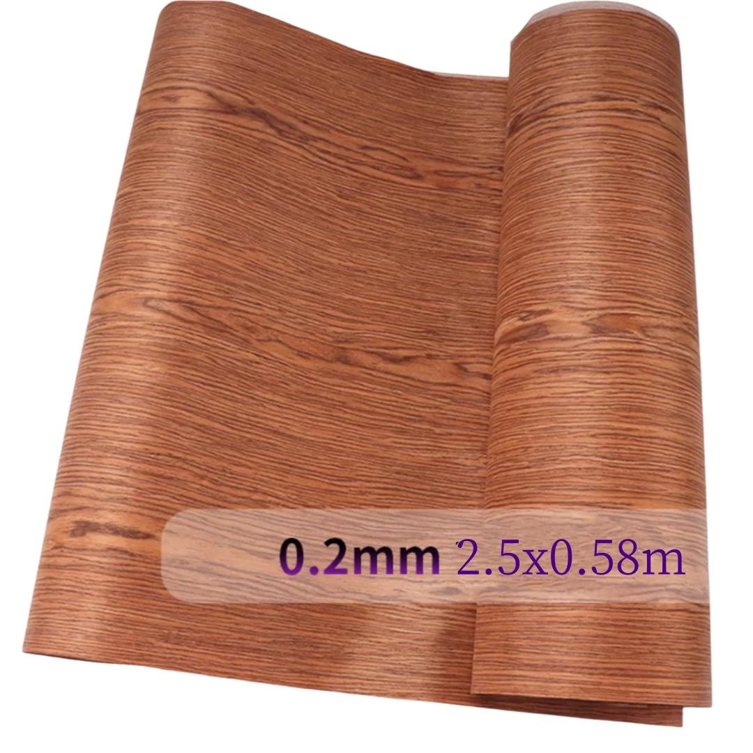 Taille: 2.5x0.58m optique: 0.2mm classique rouge aucun module placage de bois meubles bricolage armo