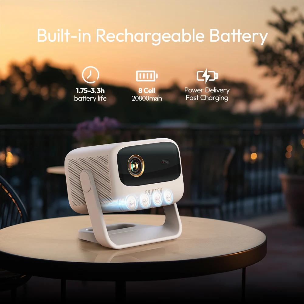 BYINTEK U90 projecteur 4K Full HD1080P cinéma Android 11.0 WiFi Mini Portable 1080P Home cinéma vidé