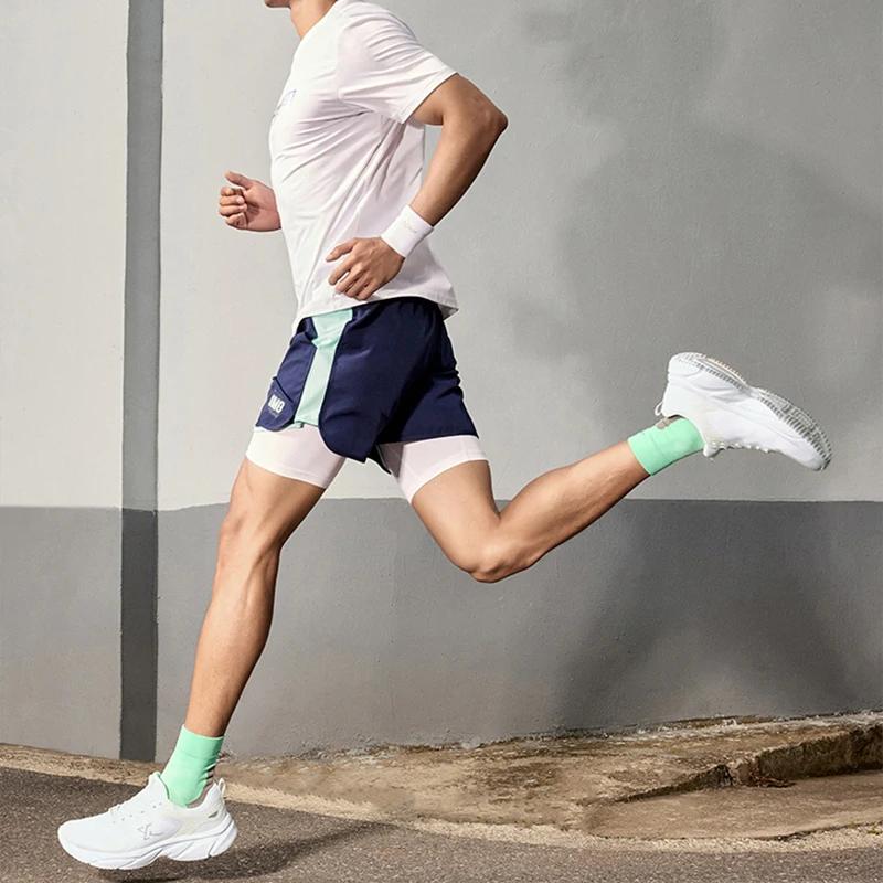 Xtep chaussures de course hommes respirant maille confortable chaussures de Sport été casual Absorpt