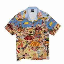 Chemise hawaïenne Simple pour hommes, imprimé visage 3d, chemises à manches courtes, vêtements de pl