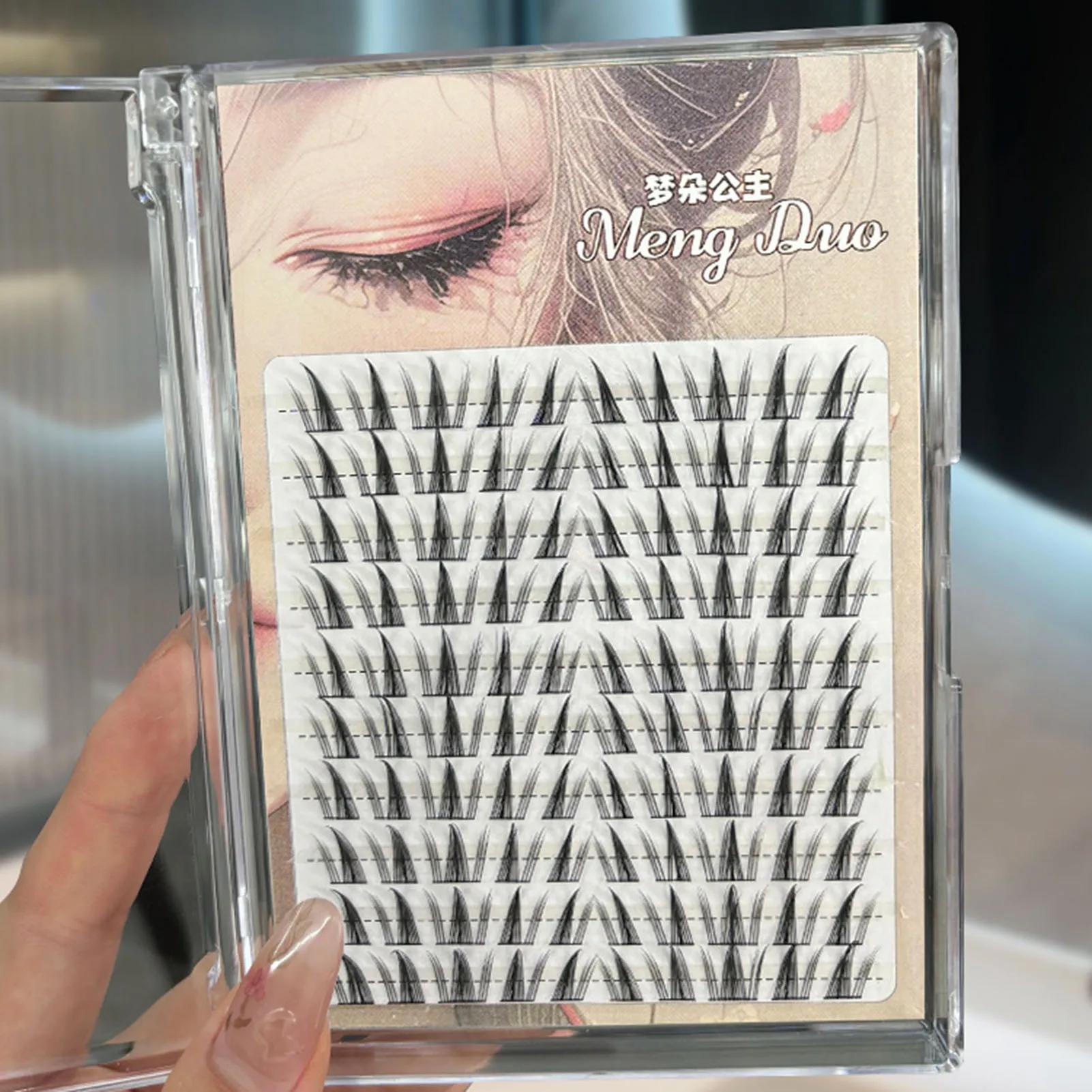 Extensions de cils 3D, 60/100 pièces, Volume recourbé, faux cils, maquillage Cosplay pour femmes et
