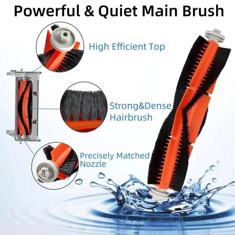 Brosse latérale principale pour aspirateur Xiaomi Mi Robot 1/ 1S SDJQR01RR SDJQR02RR SDJQR03RR Roboe