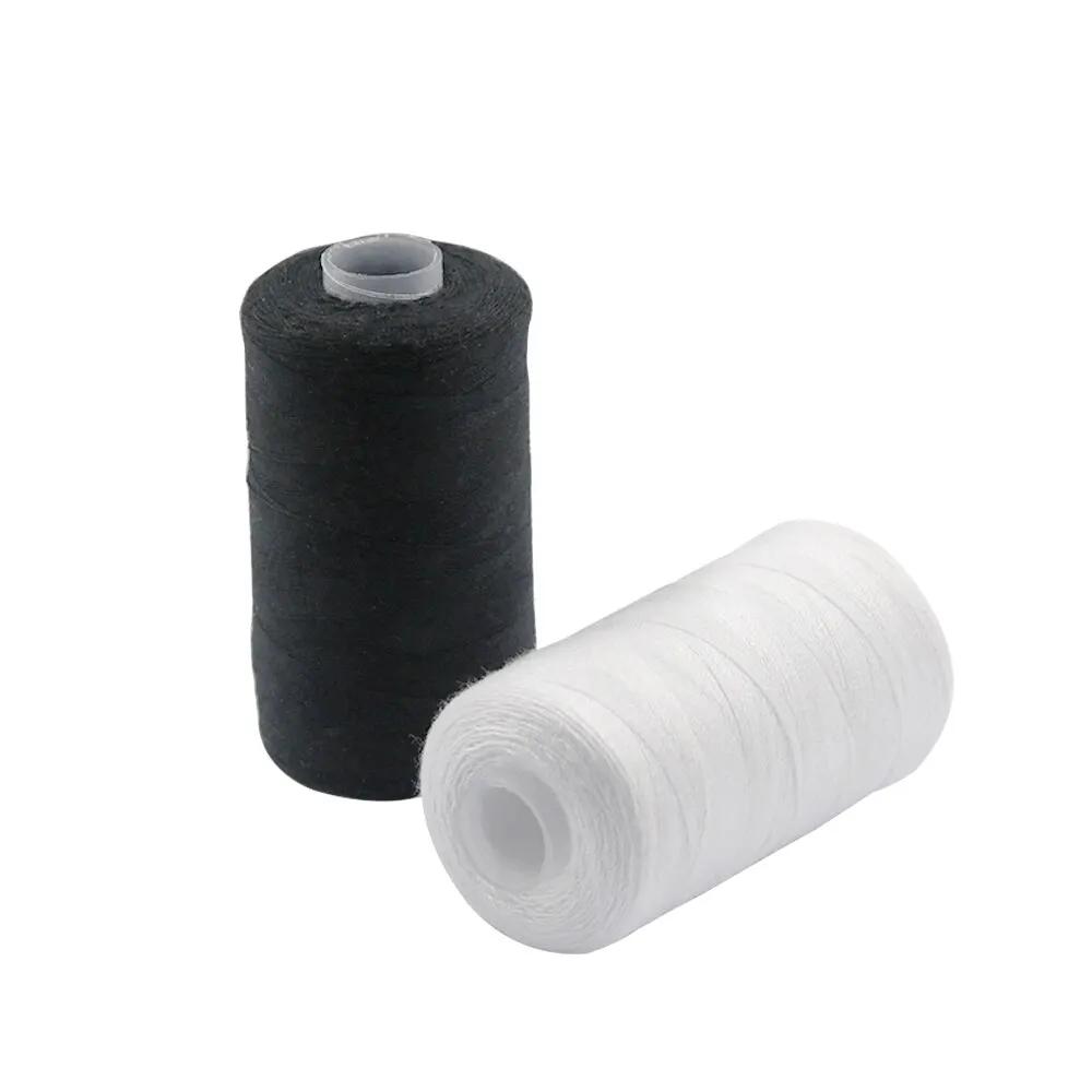 Ensemble de fils à coudre en polyester pour machines à main, Végétde bricolage, 500m, 2 pièces