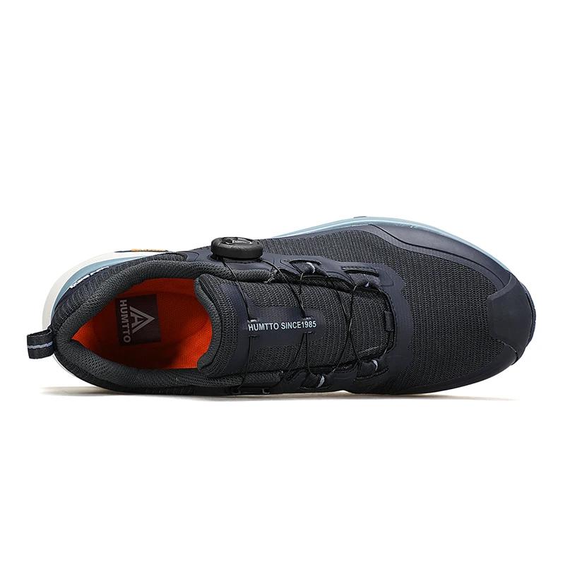 HUMTTO-Chaussures de randonnée imperméables pour hommes, bottes de trekking respirantes, chaussures