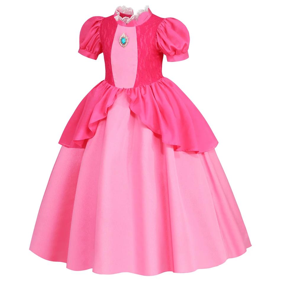 Robes pêche pour filles, Costume de princesse, vêtements de fête, Cosplay, Halloween, carnaval, anni