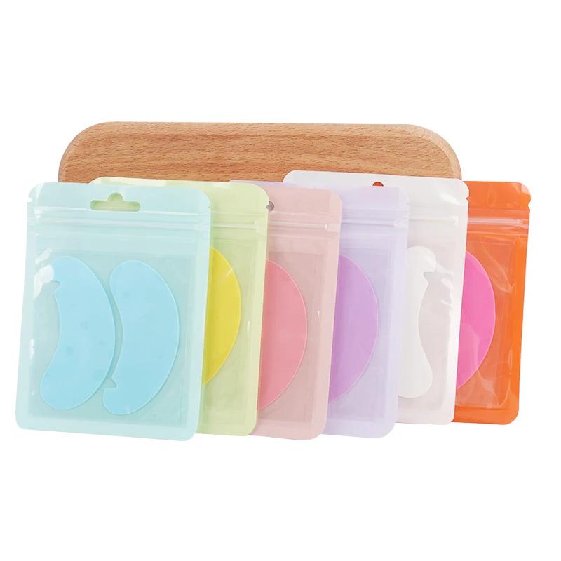 Coussinets de cils réutilisables en Silicone, 1 paire, patchs d'extension de cils, conception en for