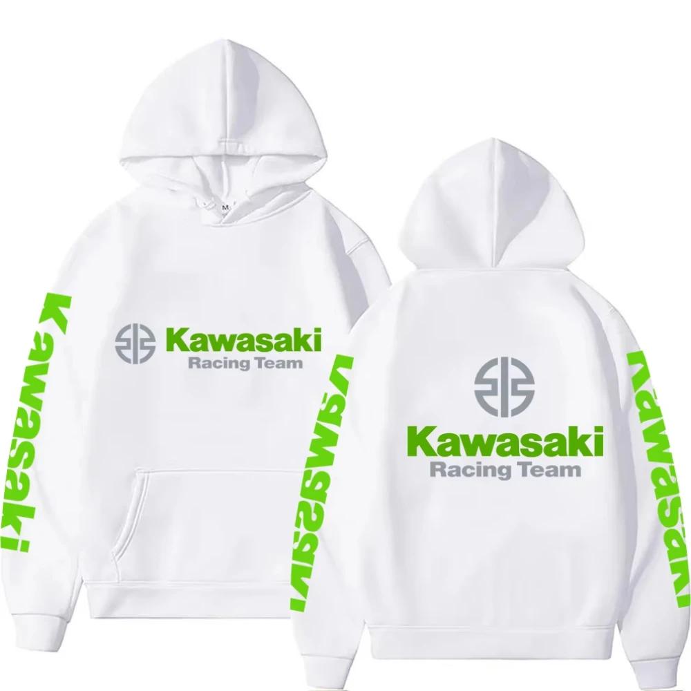 2025 nouveau printemps et automne hommes nouveau logo de moto Kawasaki sweat à capuche pour femme dé