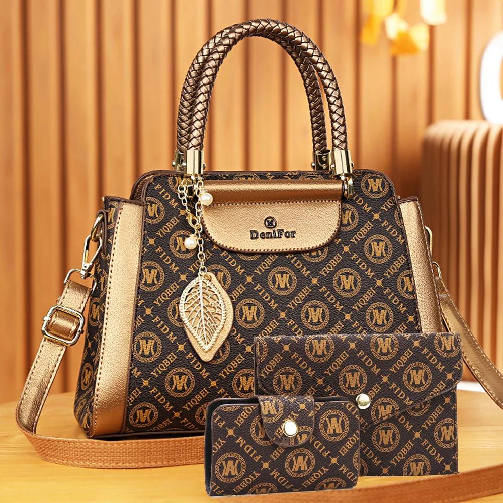 Sac à main de tempérament à la mode pour femmes, sac imprimé tendance européen et américain, bureau