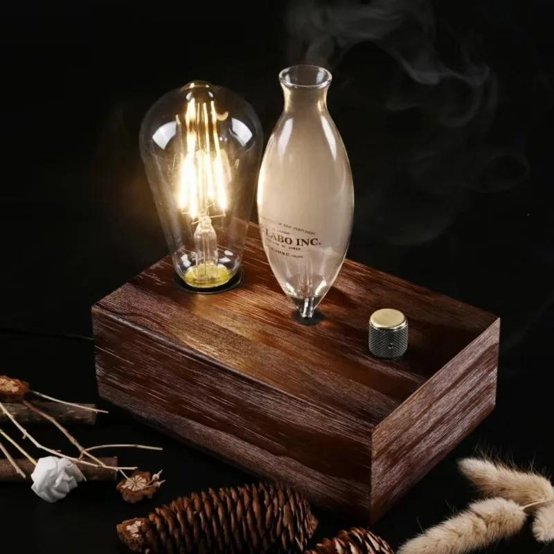 Nouveau Smart Home Room Vintage bois parfum aromathérapie ultrasons Air parfum brume arôme défuseur