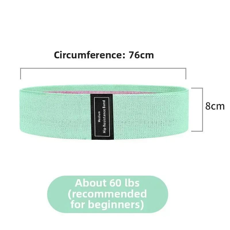 Bandes de Résistance en Tissu pour Hanches et Fessiers, Élastiques de Musculation pour Cuisses, Cerc
