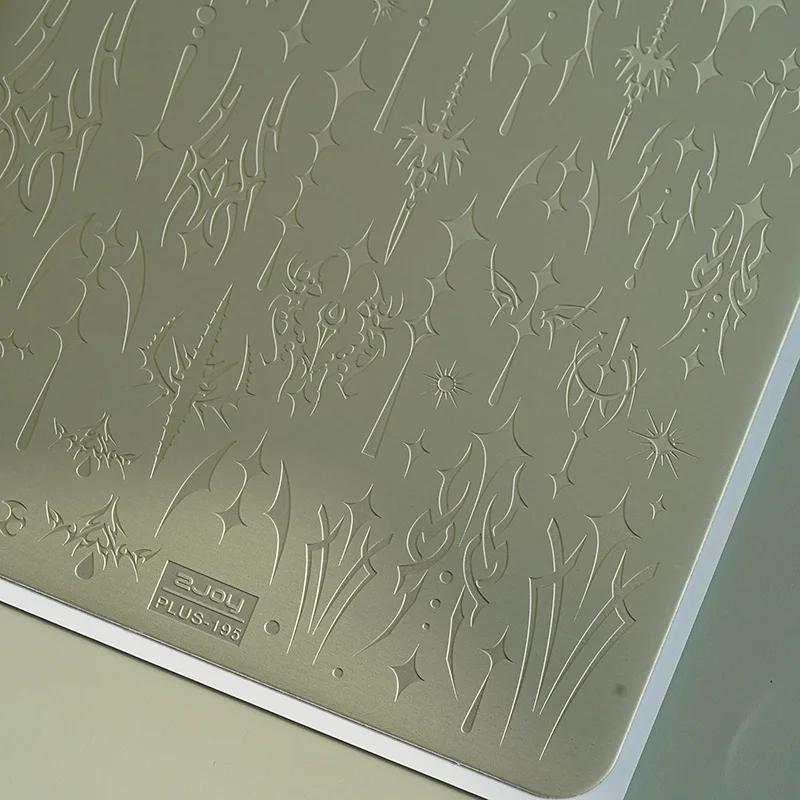 XMQ NAIL ART STAMPING PLATES COOL LINES TEMPLATES