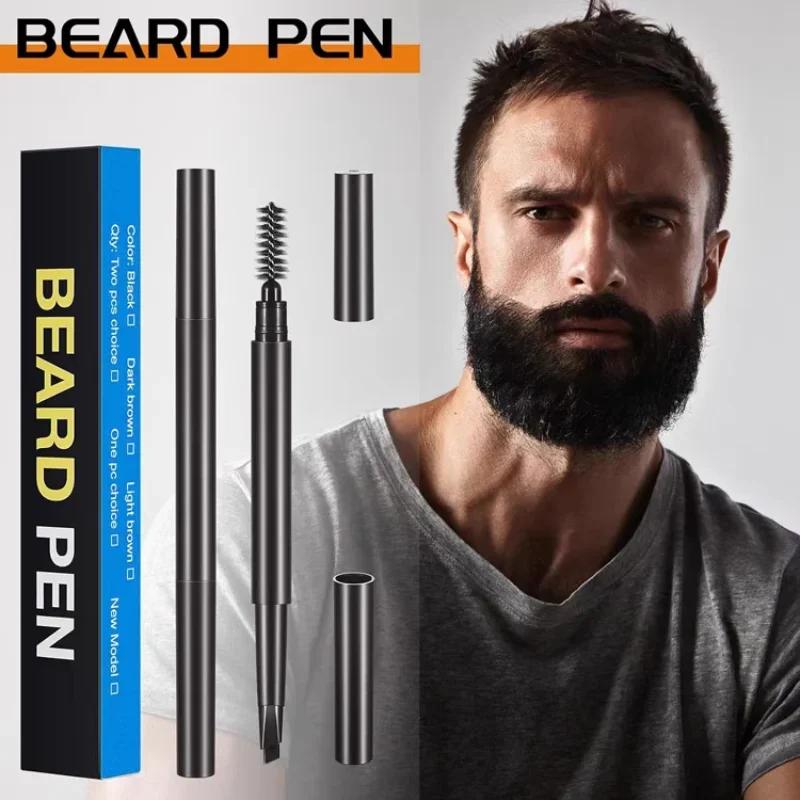 Stylo de remplissage de barbe, rehausseur de barbe, crayon en poudre, outils de mise en forme de col