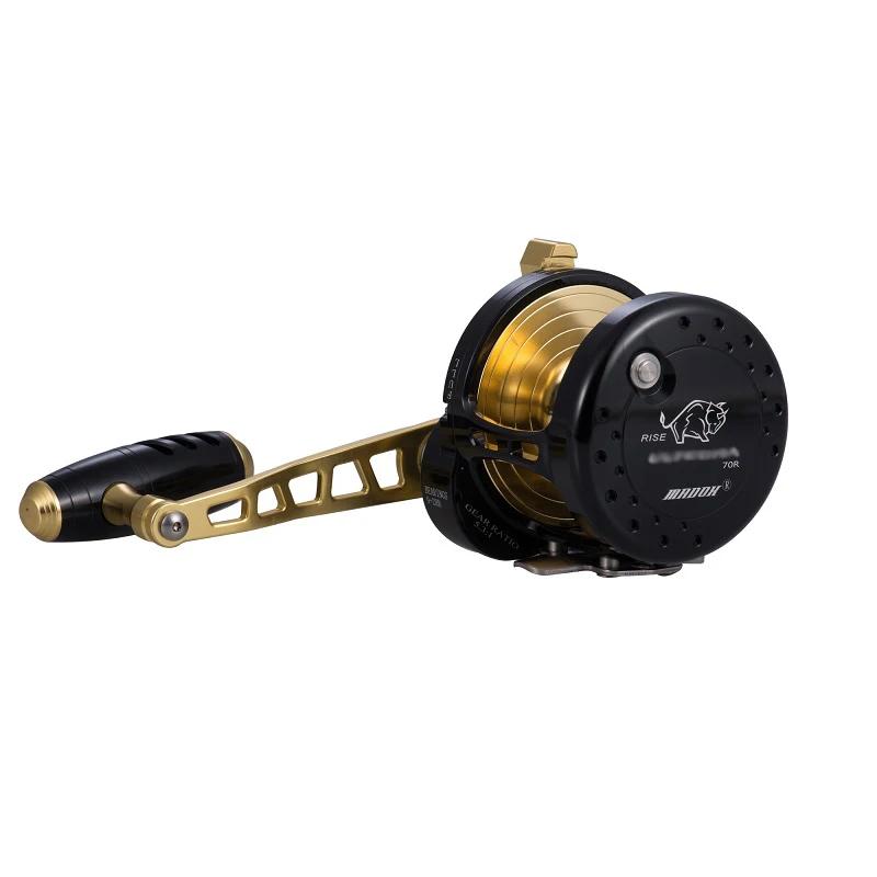 MADOX – moulinet de pêche 11BB, équipement à tambour fixe pour eau salée, avec frein à friction de 4
